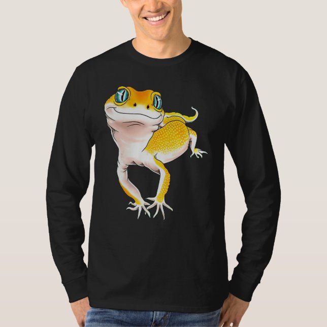 Camiseta Leopard Gecko  I Love My Gecko Gecko Dad (Anverso)