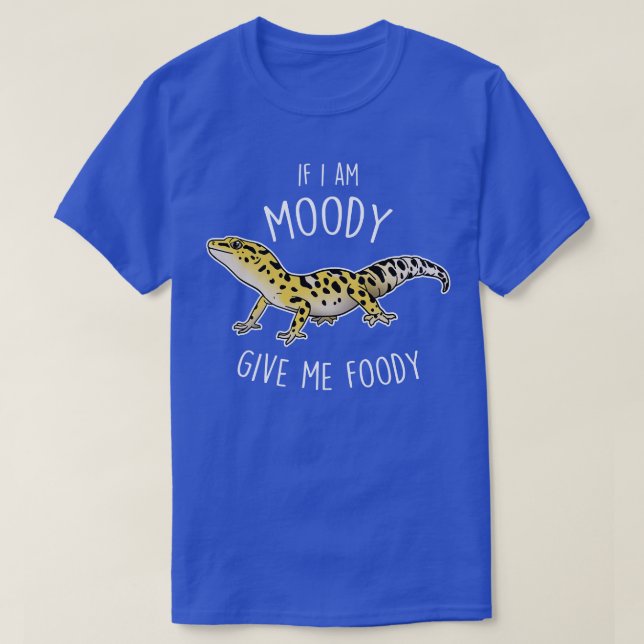 Camiseta Leopard Gecko Lizard Moody Foody (Diseño del anverso)