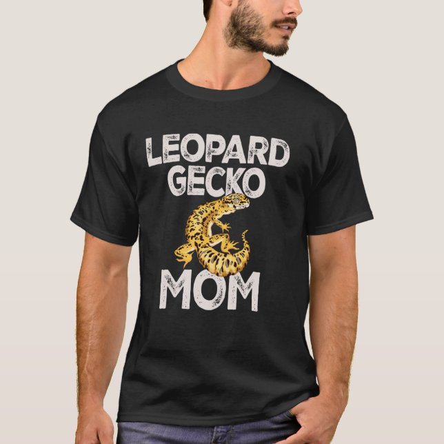 Camiseta Leopard Gecko Mom Lizard & Reptiles Common Leopard (Anverso)