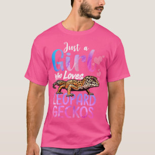 Camiseta Leopard Gecko para mujeres jóvenes Chicas