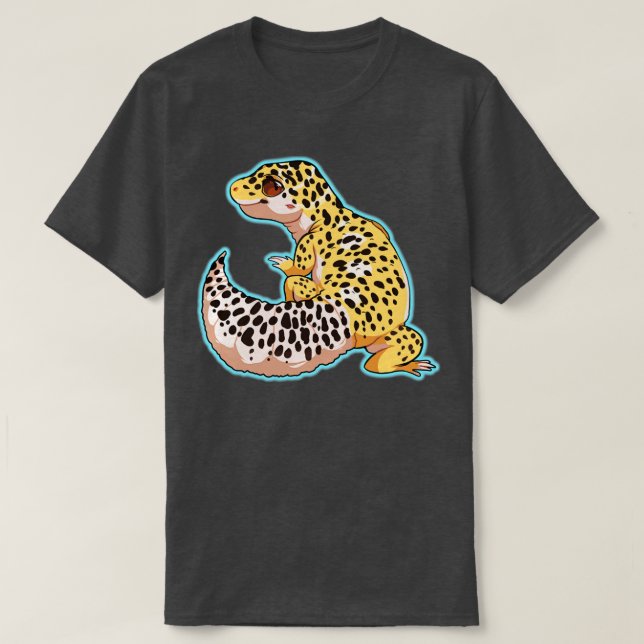 Camiseta Leopard Gecko Reptile (Diseño del anverso)