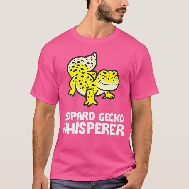 Camiseta Leopard Gecko Whisperer Reptile Lover Leopard Geck (Anverso)