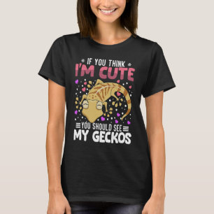 Camiseta Leopard Geckos Heart El día de San Valentín Animal