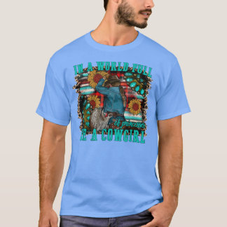 Camiseta Leopard Gemstone In A World Full Of Princesses Be 