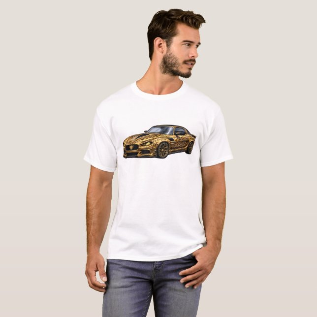 Camiseta Leopard Gold Performance Coupe — BV-TLG (Anverso completo)
