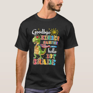 Camiseta Leopard Goodbye Kindergarten Hello 1Gradu
