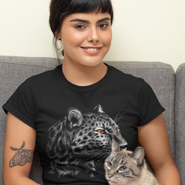 Camiseta Leopard Head Graphic Animal Big Cat (Subido por el creador)
