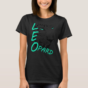Camiseta Leopard Head Leopard Big Cat Premium