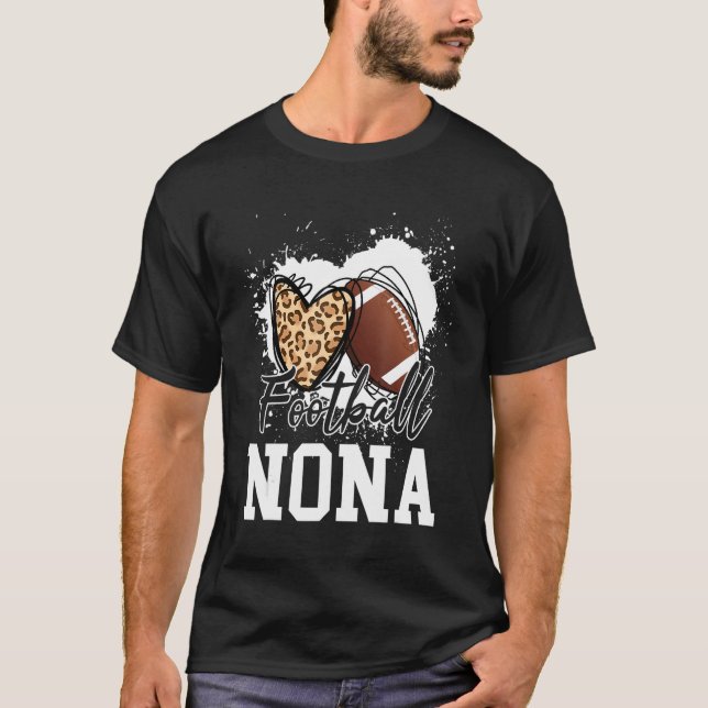 Camiseta Leopard Heart Football Nona (Anverso)