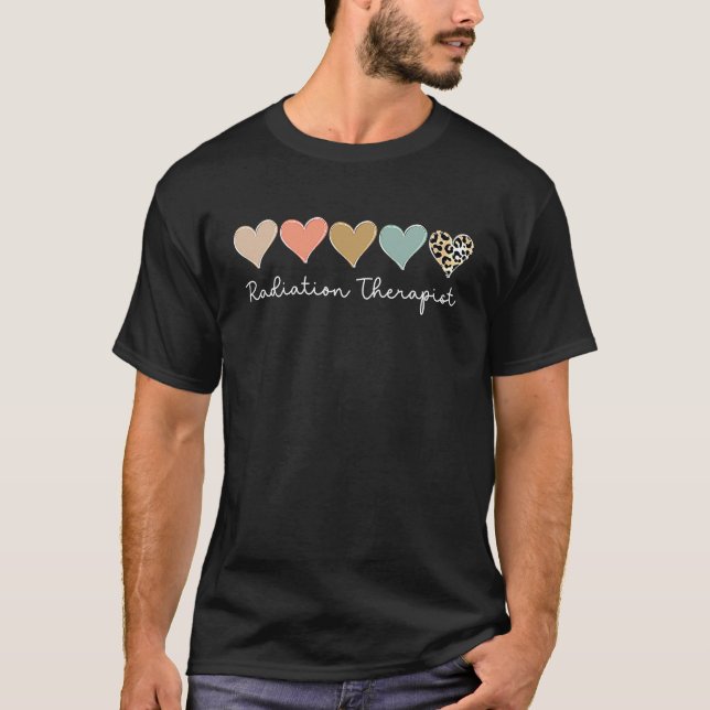 Camiseta Leopard Hearts Valentine's day for Team Radiation  (Anverso)