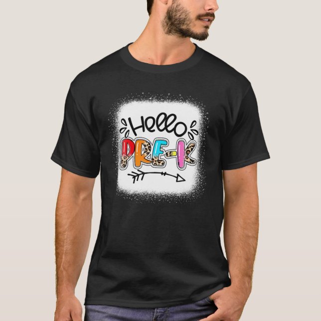 Camiseta Leopard Hello Estudiante De Predicación Al K Prime (Anverso)