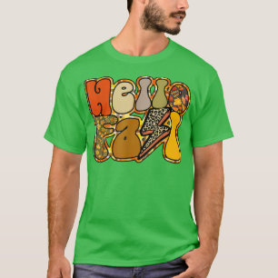 Camiseta Leopard Hello Fall Fun Pumpkin Patch Fall Lover Au