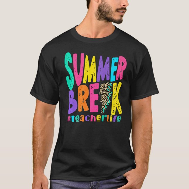 Camiseta Leopard Lightning, profesor de vacaciones de veran (Anverso)