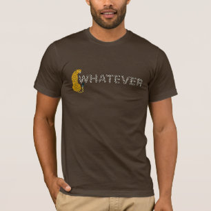 Camiseta Leopard, lo que sea, Leopard Print, Funny Hipster