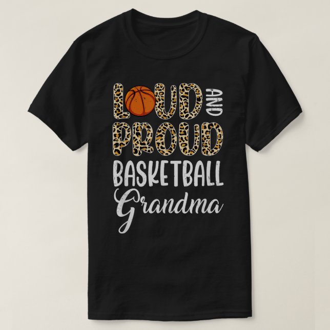 Camiseta Leopard Loud Orgullosa Fama de Abuela Americana de (Diseño del anverso)
