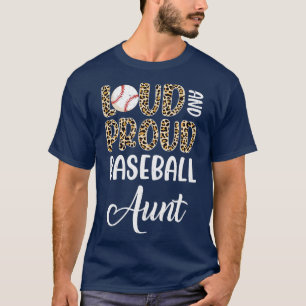 Camiseta Leopard Loud Orgullosa Familia de la tía Americana
