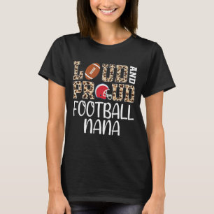Camiseta Leopard Loud & Orgulloso American Football Family