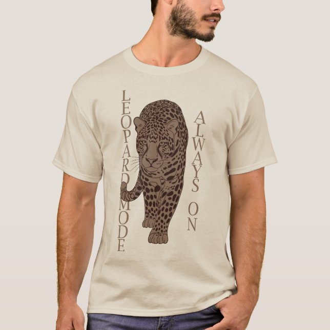 Camiseta Leopard Mode: Always On (Anverso)