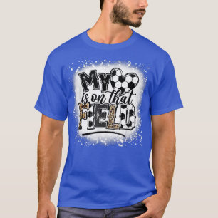 Camiseta Leopard My Heart Está En Ese Juego De Amor Del Fút