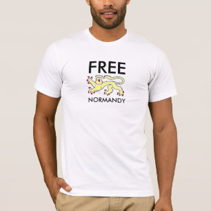 Camiseta Léopard normand gold, FREE NORMANDY