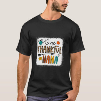 Camiseta Leopard One Thankful Nana Grandma Cae En Temporada