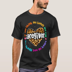Camiseta Leopard Orgulloso Cuidador Enfermera Apreciación S