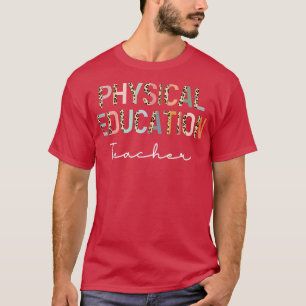 Camiseta Leopard Pe Teacher de vuelta a la escuela