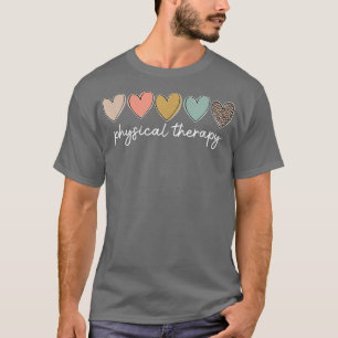Camiseta Leopard Physical Therapy Heart Love PT Therapist M