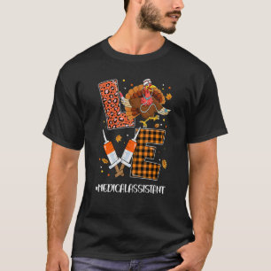 Camiseta Leopard Plaid LOVE Medical Assistant Turquía graci