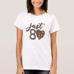 Camiseta Leopard Print 80th Birthday T-Shirt<br><div class="desc">El último en Leopard Print Birthday Age - Hace un gran regalo por el Día de la Madre o Navidades y regalo de cumpleaños.</div>