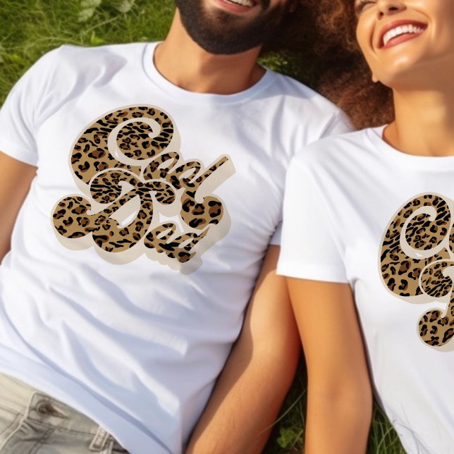 Camiseta Leopard Print Guay Dad Matando a mami y a mí (Cool Dad Tee - Matching Cool Mom and Cool Kid available separately)