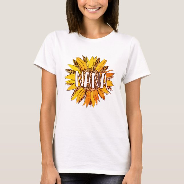 Camiseta Leopard Print Sunflower NANA (Anverso)