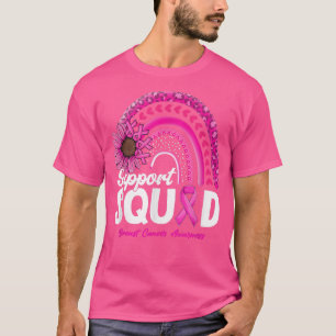 Camiseta Leopard Rainboow Support Squad Brem Cancer Aware