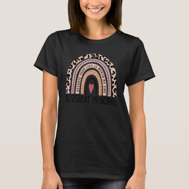 Camiseta Leopard Rainbow Assistant Maestro principal Back T (Anverso)