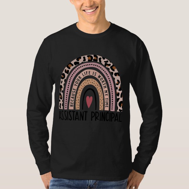 Camiseta Leopard Rainbow Assistant Maestro principal Back T (Anverso)