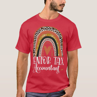 Camiseta Leopard Rainbow, contable fiscal superior