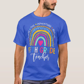 Camiseta Leopard Rainbow Quinto Grado Donde Estará La Avent