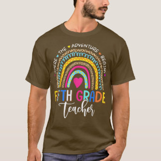 Camiseta Leopard Rainbow Quinto Grado Donde Estará La Avent