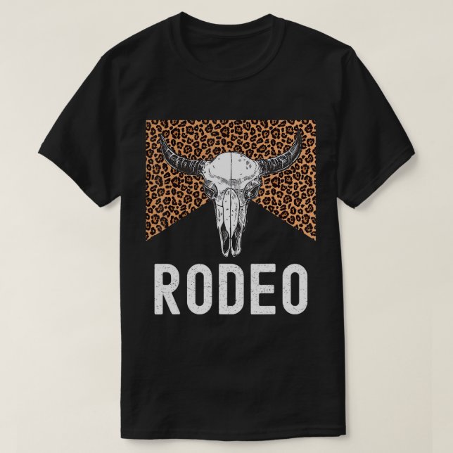 Camiseta Leopard Rodeo Gráfico Tees Cowgirl Cowboy Killers (Diseño del anverso)