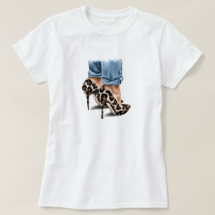 Camiseta Leopard Shoes