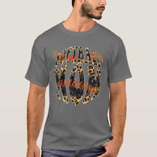 Camiseta Leopard Softball Game Day Mother's Day Softball Mo