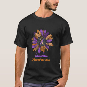 Camiseta Leopard Sunflower Eczema Conciencia Apoyo a Guerre