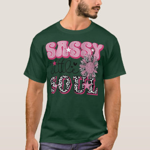 Camiseta Leopard Sunflower Sassy Little Soul Western Countr