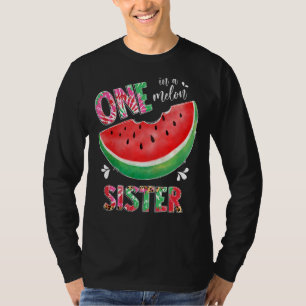 Camiseta Leopard Tie Dye One In A Melon Sister Watermelon D