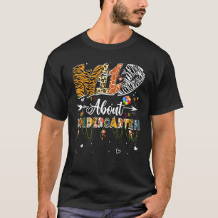 Camiseta Leopard Wild Acerca Del Jardín De Niños De Vuelta 