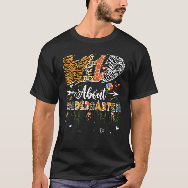 Camiseta Leopard Wild Acerca Del Jardín De Niños De Vuelta  (Anverso)