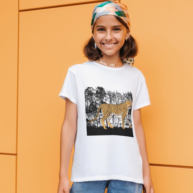 Camiseta Leopard Wild Animal Women White (Subido por el creador)