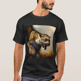 Camiseta Leopardo (8) Gato salvaje