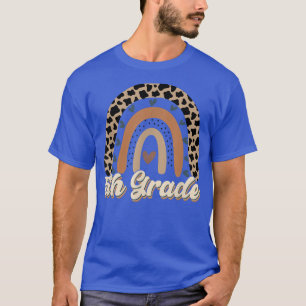 Camiseta Leopardo Arcoiris de quinto grado, de vuelta a la