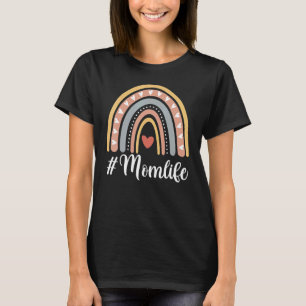 Camiseta Leopardo arcoiris imprime vida a mamá en el día de